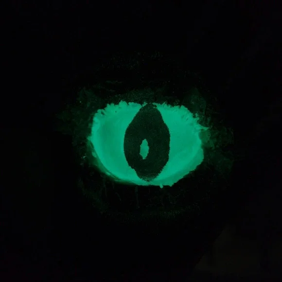 3 Pieces Bird Feeder Hand Painted Fun Outdoor Decor w/ Glow in The Dark Eyes - Picture 4 of 12